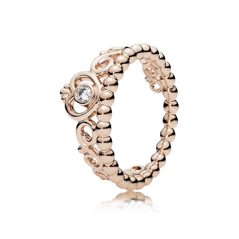 pandora anillo corona rosa pandora anillo corona rosa