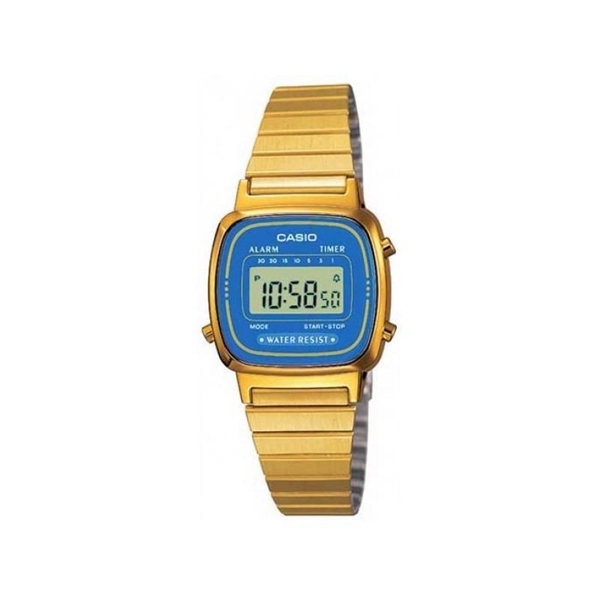 Reloj CASIO dorado digital 