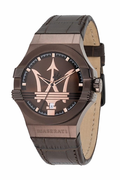 Foto de Reloj MASERATI potenza brown dial browm strap