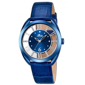Foto de Reloj LOTUS para mujer trendy piel azul
