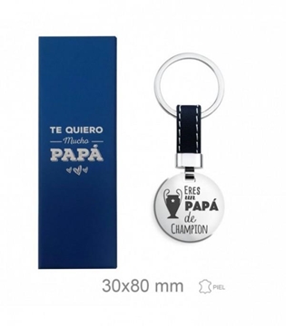 Foto de Llavero de acero -Papá-