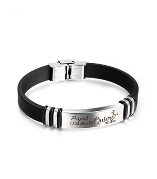 Foto de Pulsera de acero Papá
