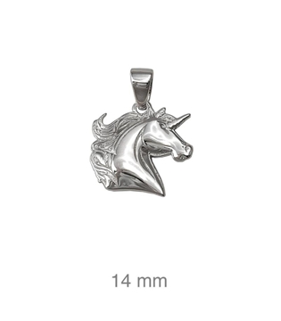 Foto de Colgante de plata unicornio