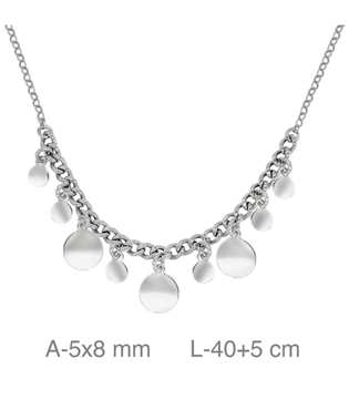 Foto de Gargantilla de plata círculos
