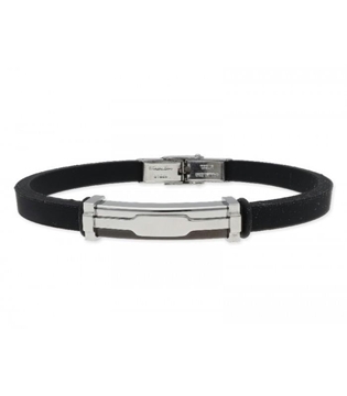 Foto de PULSERA CAUCHO Y ACERO
