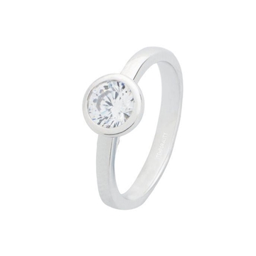 Foto de ANILLO SOLITARIO PLATA