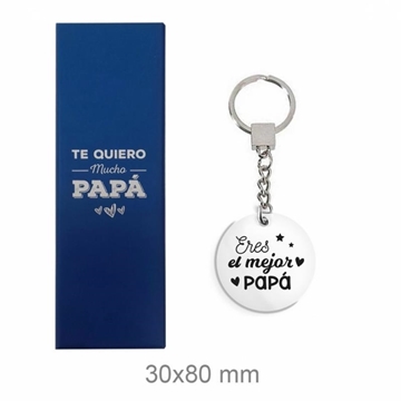 Foto de Llavero de acero PAPÁ