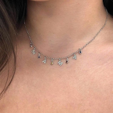 Foto de GARGANTILLA DE PLATA "MAMÁ"