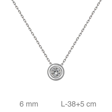 Foto de COLGANTE CHATÓN DE PLATA DE 6 MM