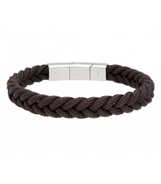 Foto de PULSERA MARRON TRENZA NAÚTICA