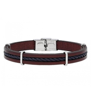 Foto de PULSERA DE PIEL DE ACERO