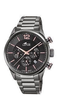 Foto de Reloj LOTUS crono de acero galvanizado