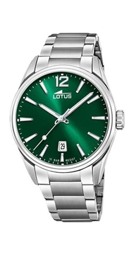 Foto de Reloj LOTUS analógico de acero